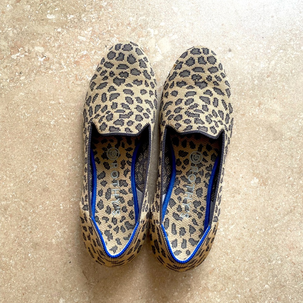 Rothy’s loafer, spotted (leopard print), 7.5